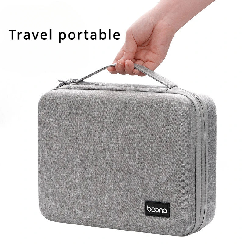 Hard Shell Digital Storage Bag for Travel Power Bank & Cables