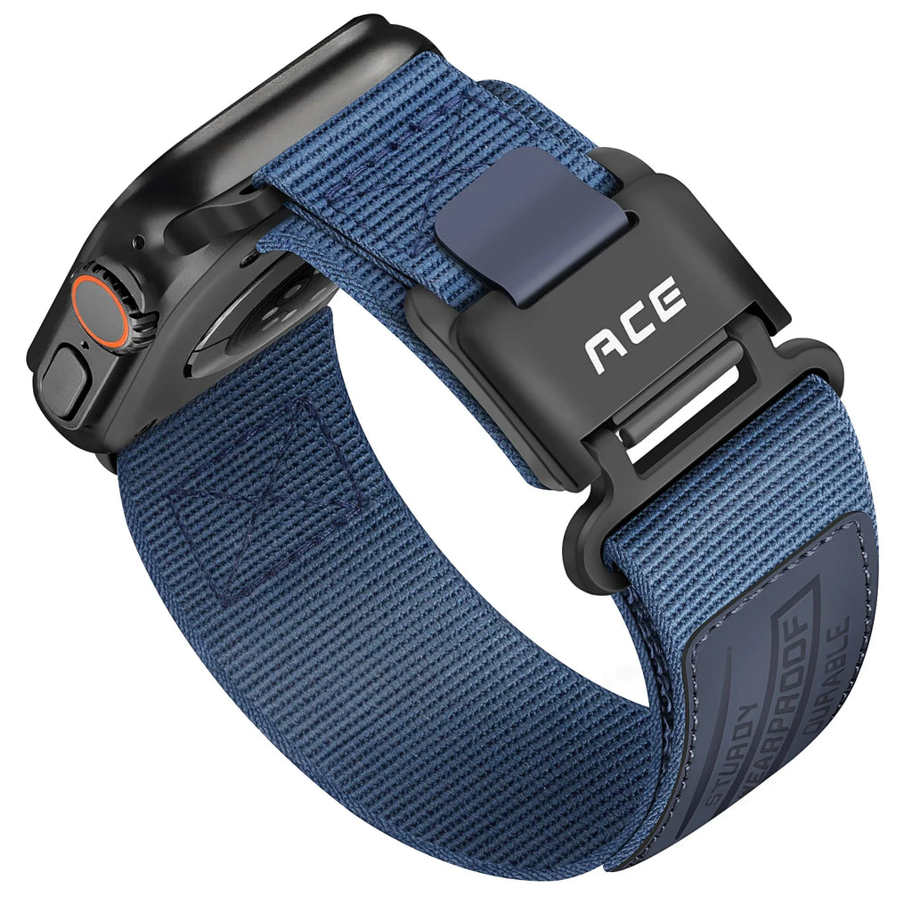 Magnetic Nylon Apple Watch Band - Fits 42mm to 49mm Models