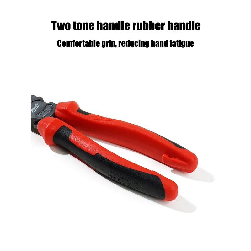 Milwaukee 8-Inch Long Nose Pliers - Heavy-Duty Precision Tools