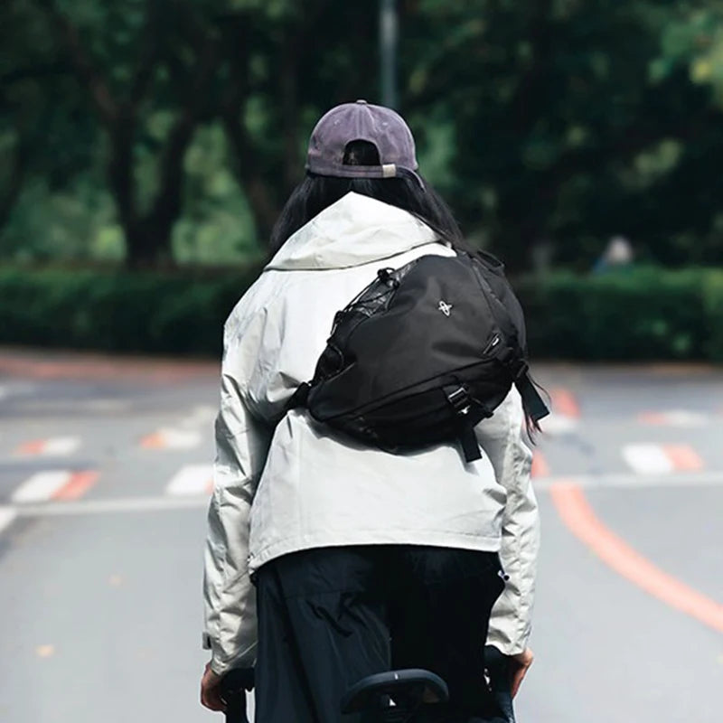 Waterproof Nylon Sling Backpack - Lightweight Outdoor Chest Pack