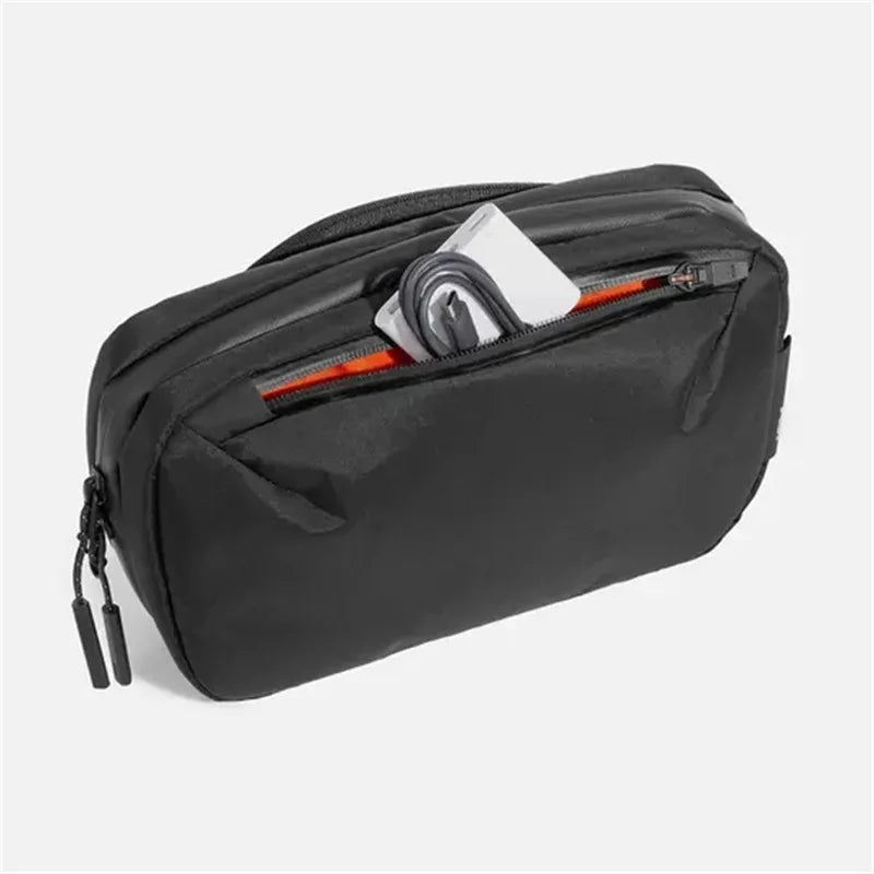 Multi-Functional 2.6L Nylon Cable Storage Kit for Tech Essentials