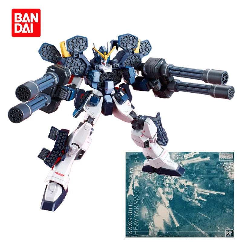 Bandai MG 1/100 Gundam Heavyarms Custom Model Kit - Perfect Gift for Kids