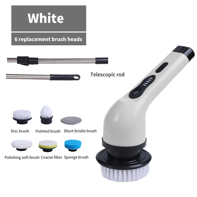 9-in-1 Electric Spin Scrubber | Effortless Multi-Surface Cleaning