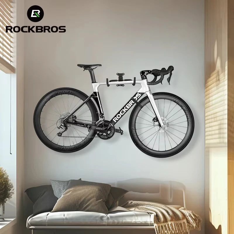 ROCKBROS Adjustable Bike Rack - Secure Wall Mount Holder