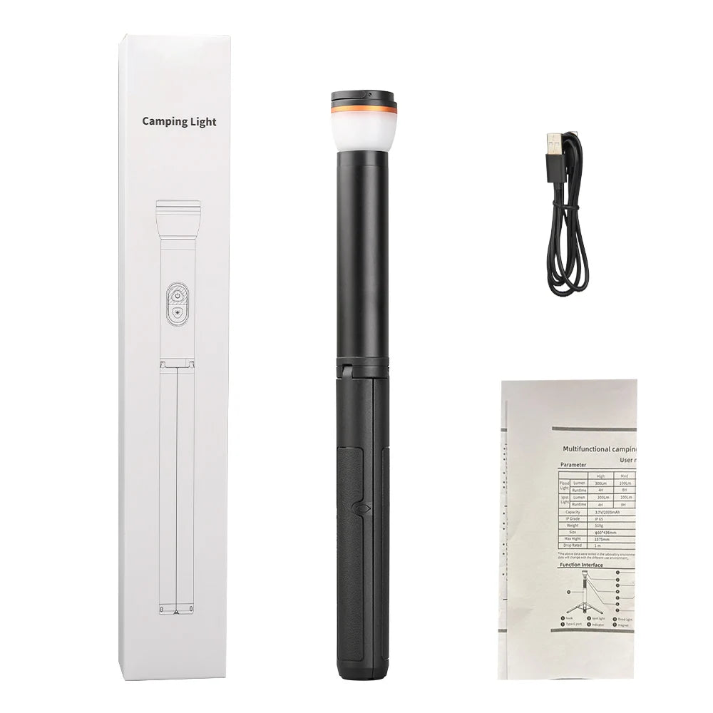 Trustfire WL22-OL Magnetic Telescopic Camping Lantern - 2000mAh Rechargeable