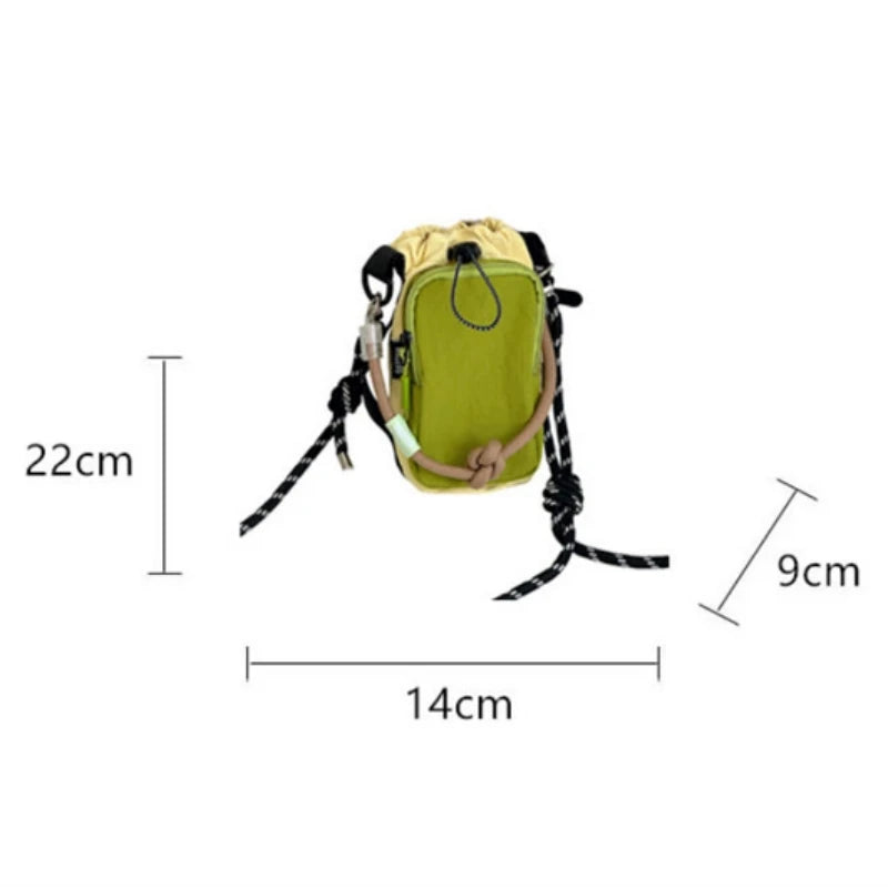Sport Outdoor Lightweight Crossbody Bag for Phones & Water Bottles