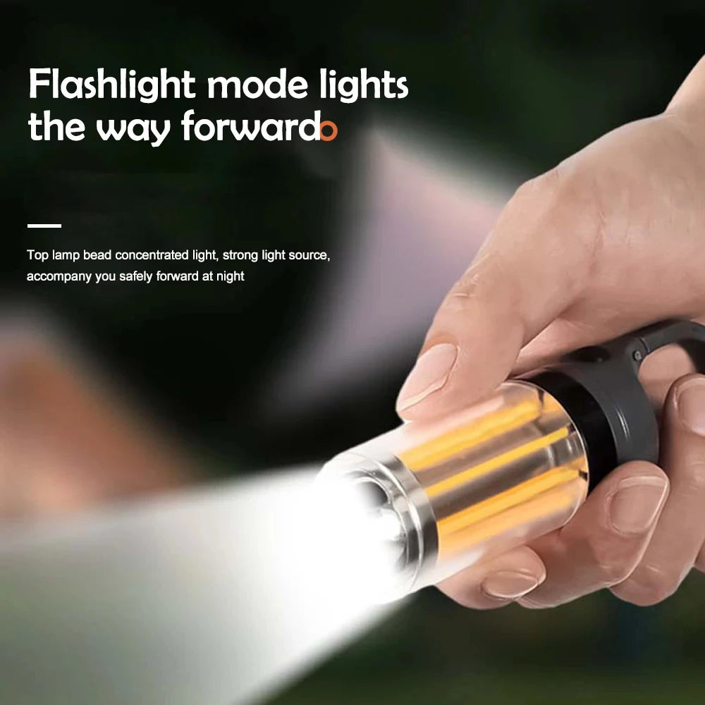 Super Bright LED Rechargeable Camping Lantern - 5 Modes Portable & Waterproof