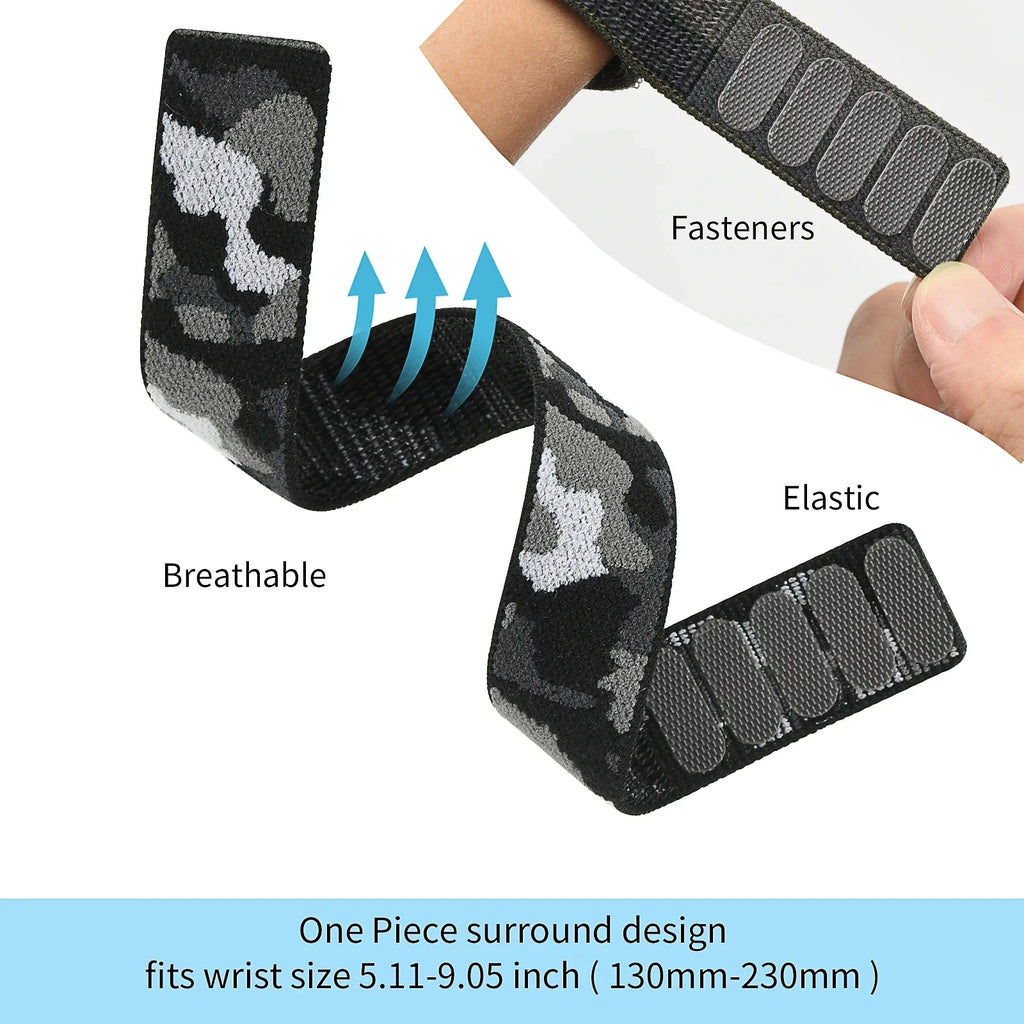 Durable Nylon Watch Band for Garmin Fenix & Epix 22/26mm