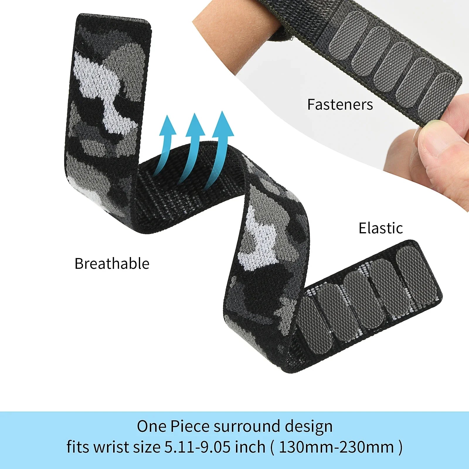 Durable Nylon Watch Band for Garmin Fenix & Epix 22/26mm