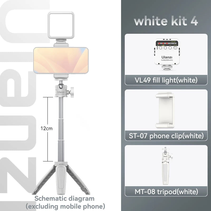 Ulanzi MT-08 Mini Tripod - Versatile Foldable Monopod for Cameras & Smartphones