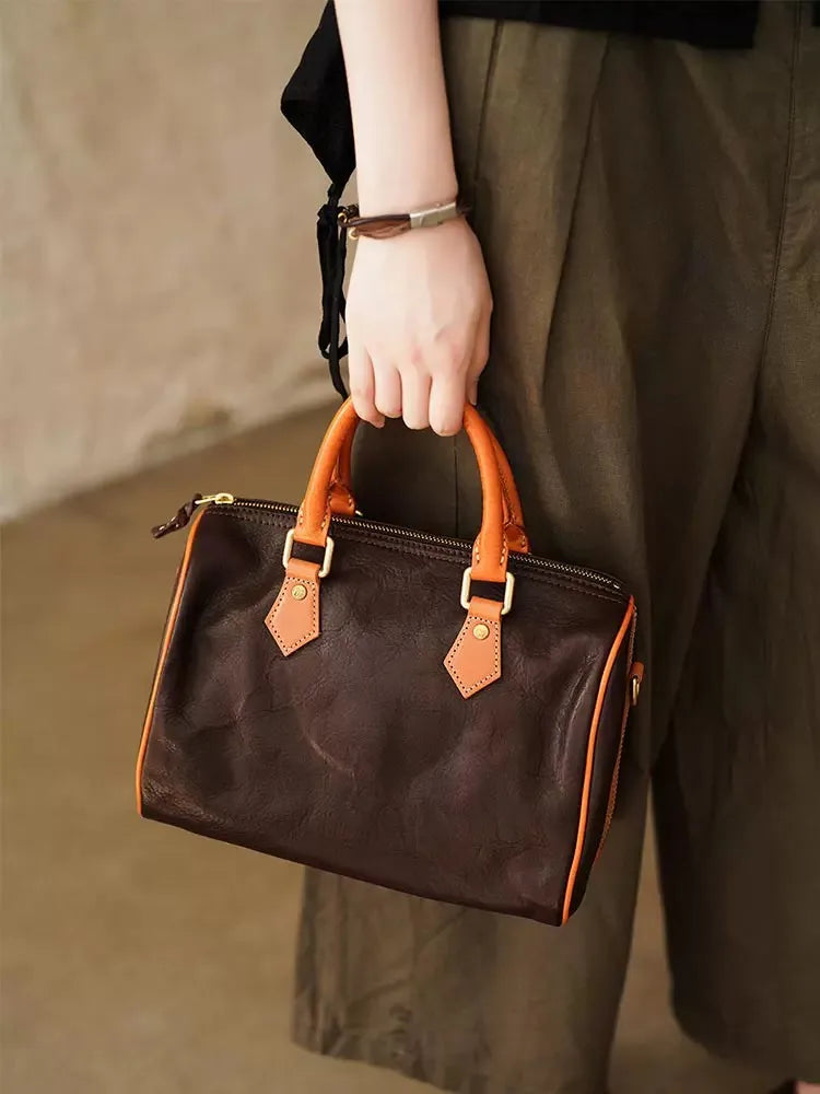 Elegant Leather Crossbody Purse for Commuting & Daily Use