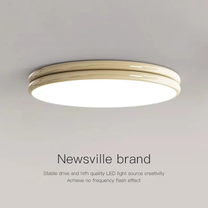 Ultra Thin Modern Round LED Ceiling Light Fixture - Multi-Color Chandelier
