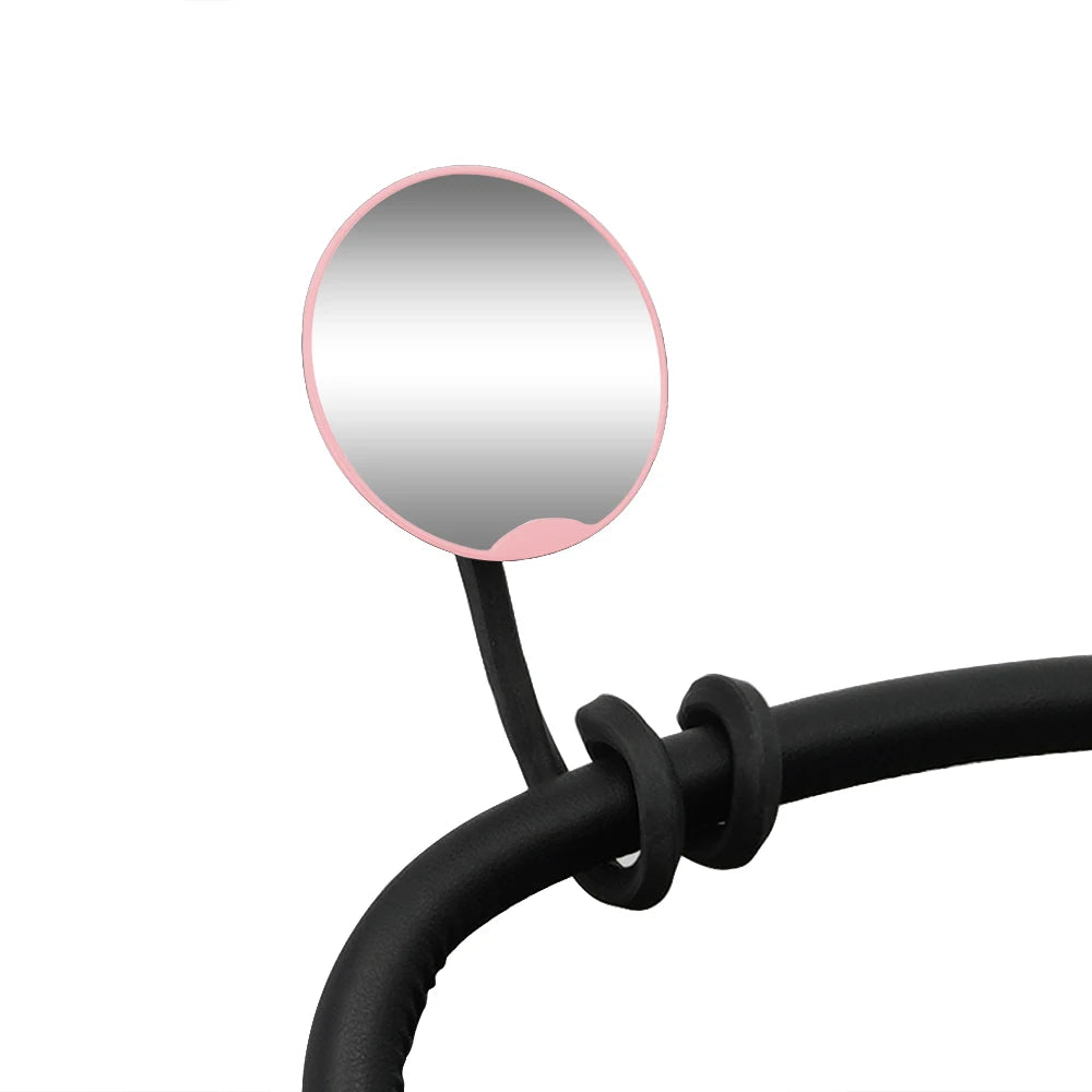 Adjustable 360° Stroller Mirror - Shatterproof for Safe Baby Viewing