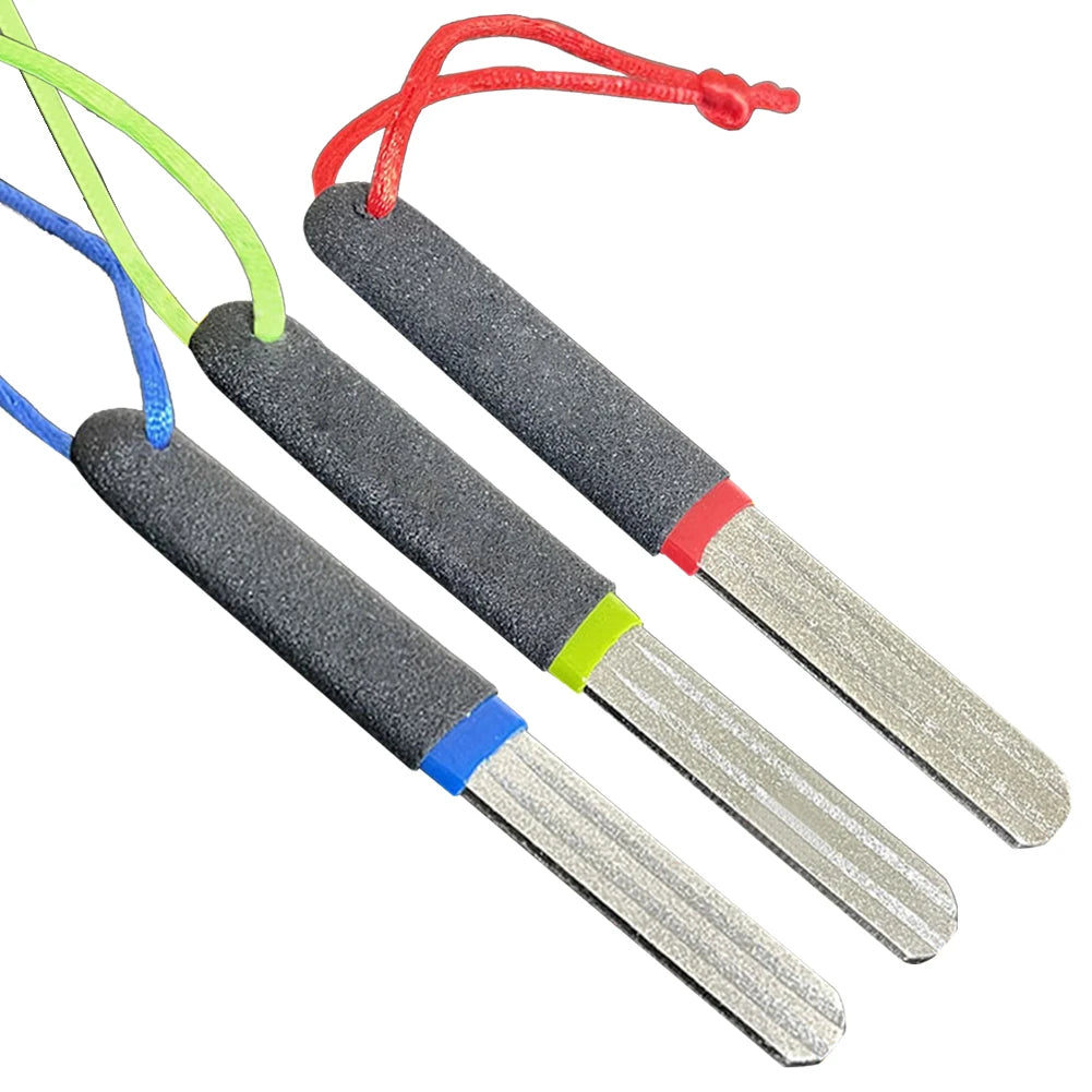 APWIKOGER Diamond Hook Sharpener - Double Groove Fishing Accessory