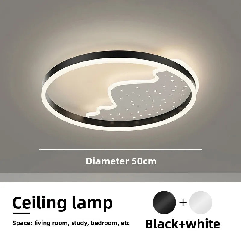 Elegant LED Ceiling Light - Modern Art Deco Design for Any Room