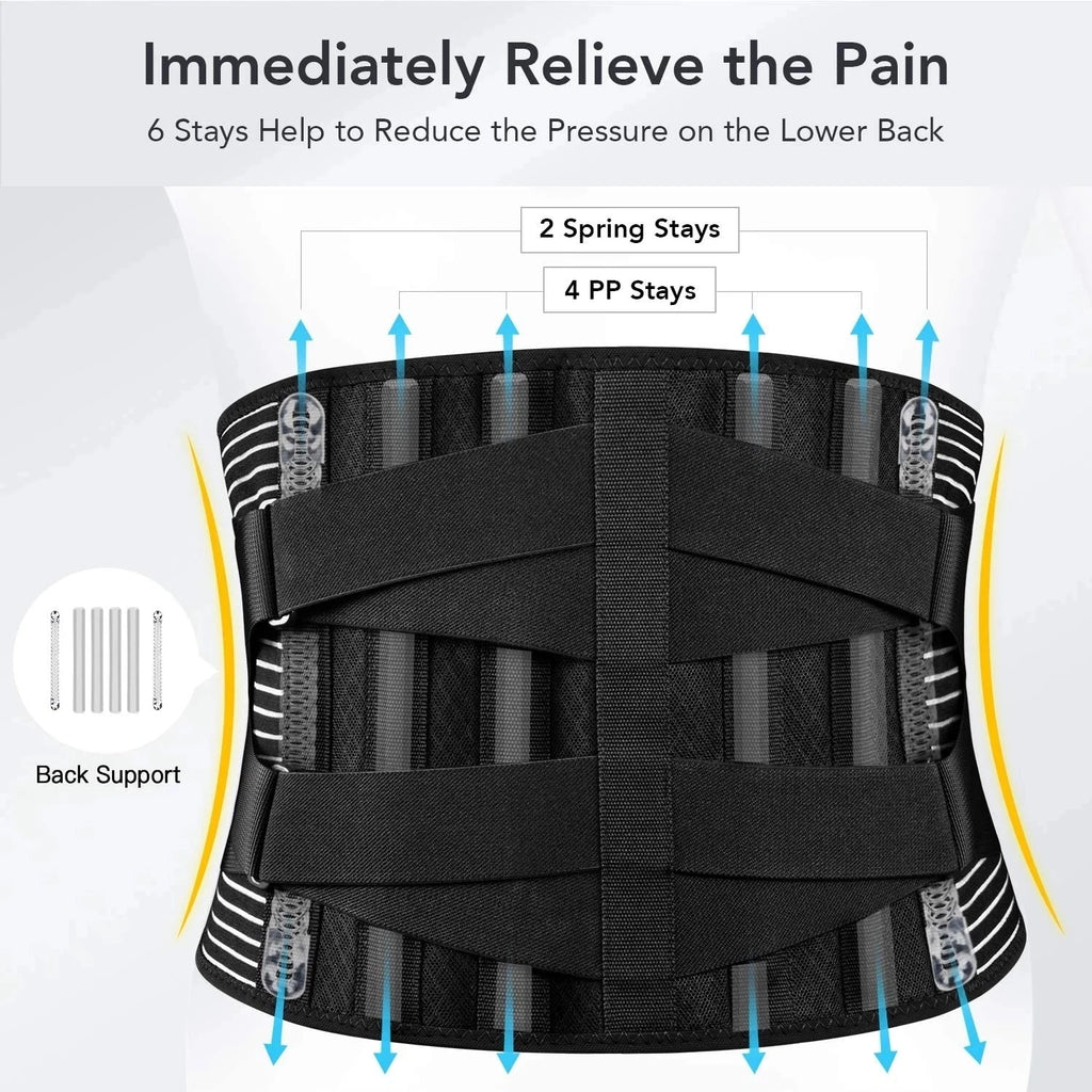 Adjustable Lumbar Support Belt | Pain Relief & Comfort