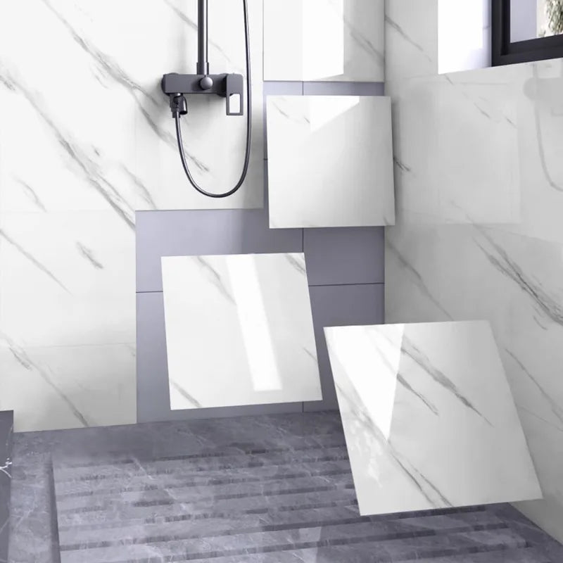 Thickened Self-Adhesive Marble Tile Stickers - Waterproof & Durable