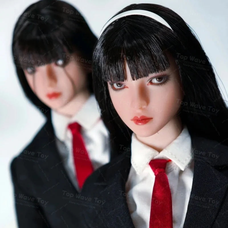 JKTOYS K-005 1/6 Action Figure - Movable Eye Double Head Female Soldier