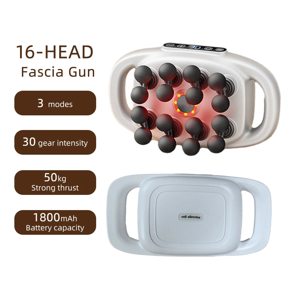 Advanced Vibration Therapy Massager with 42 Heads for Full-Body Relief