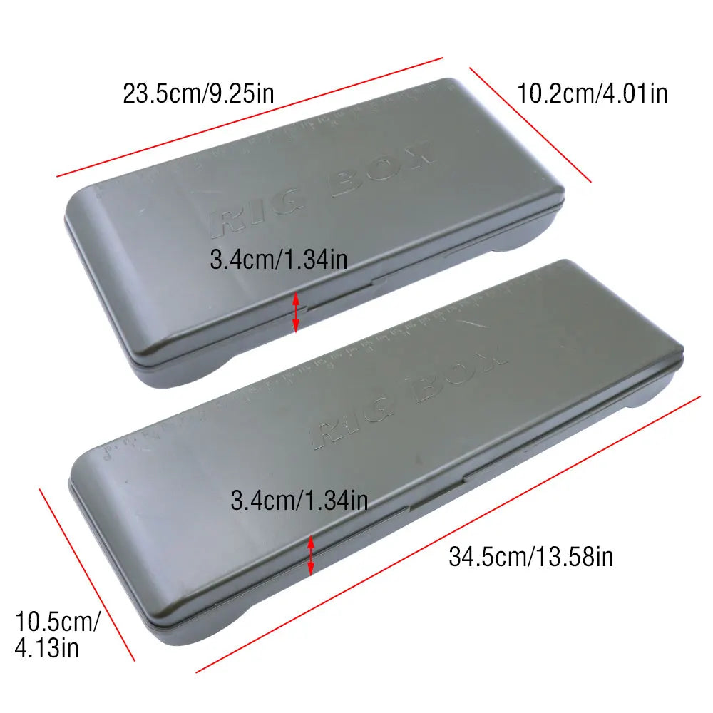 Compact Carp Fishing Tackle Storage Box for Efficient Rig Organization