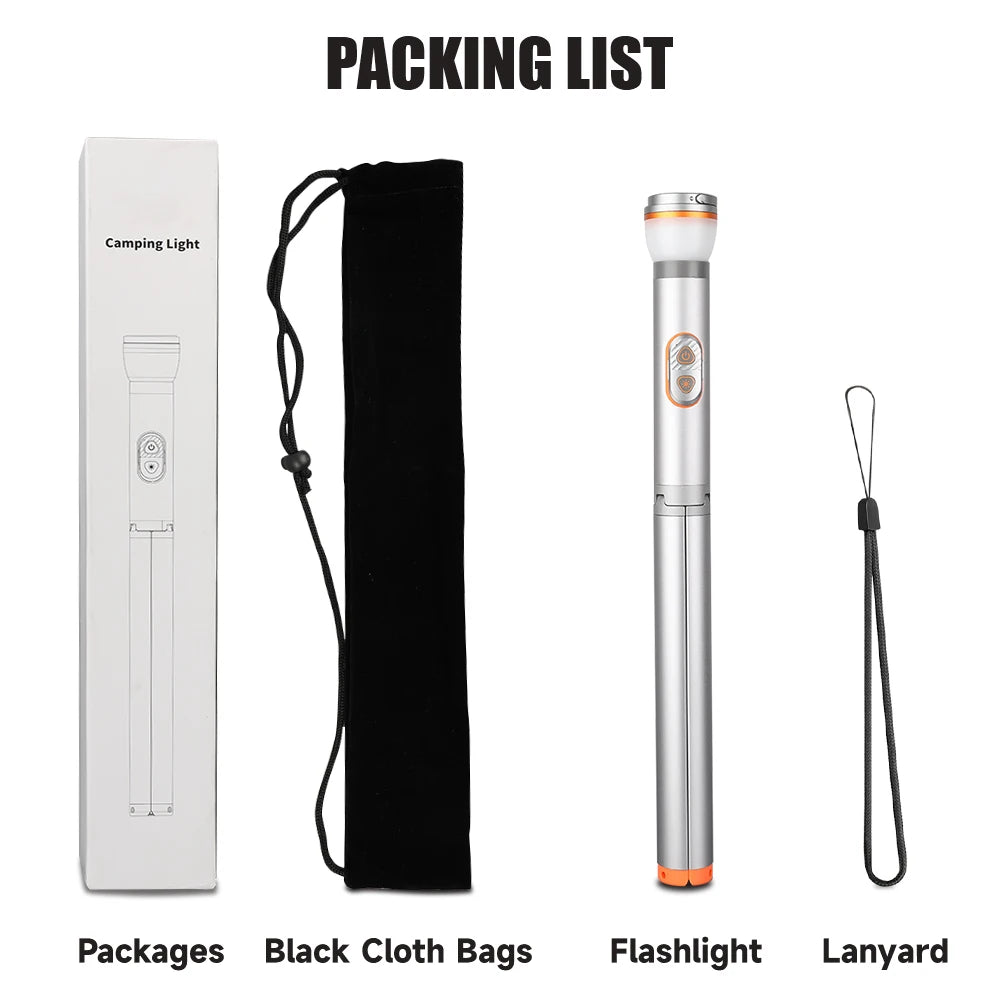 Trustfire WL22 2-in-1 Telescopic Flashlight & Camping Lantern
