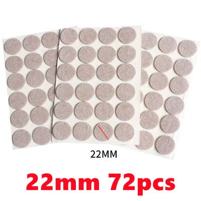 3mm Thick Felt Chair Leg Pads - Mute & Non-Slip Furniture Protectors