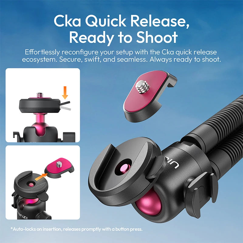 Ulanzi MT91 Quick Release Octopus Tripod for Cameras & Smartphones