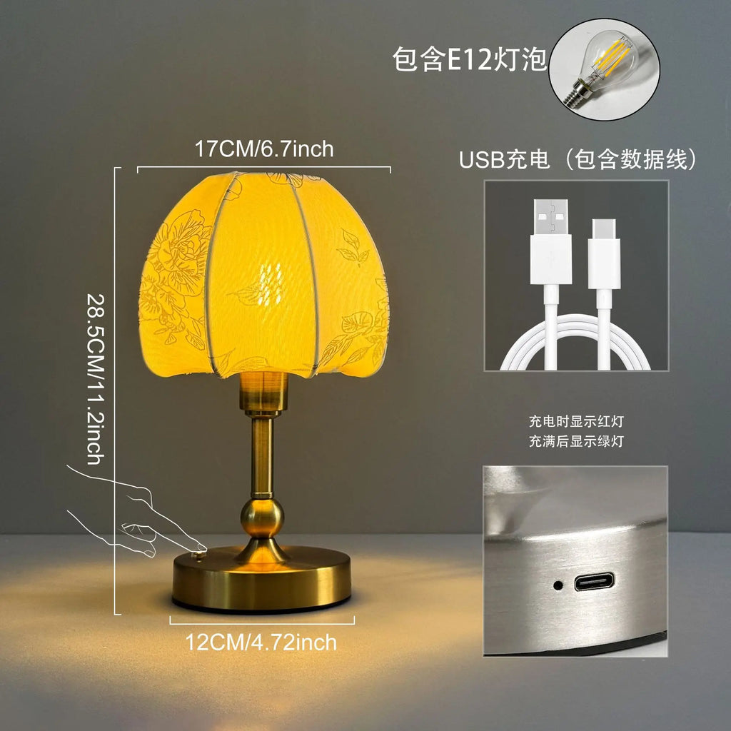 Modern Retro LED Table Lamp - Stylish Home Decor for Bedroom & Living Room