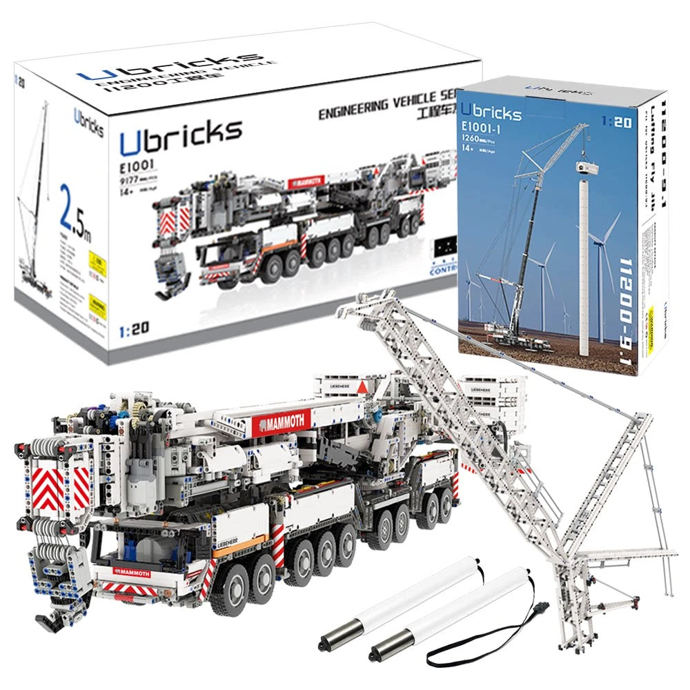10400Pcs Motorized Mobile Crane Building Blocks - Educational Toy Set