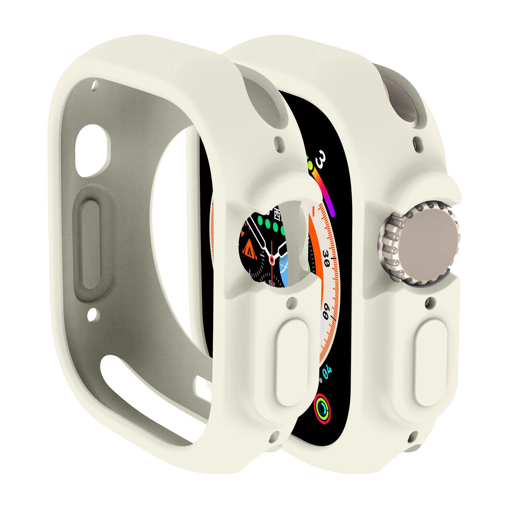 Shockproof Soft Silicone Cover for Apple Watch Ultra 49mm - TPU Bumper