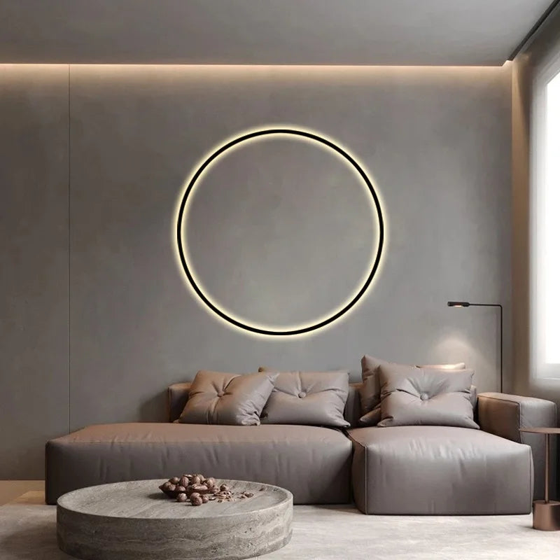 Modern Minimalist LED Circle Wall Sconce for Home Decor