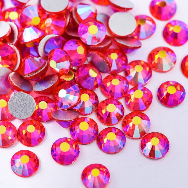 OLeeya Bulk Non-Hotfix Rhinestones for DIY Nail Art & Garments
