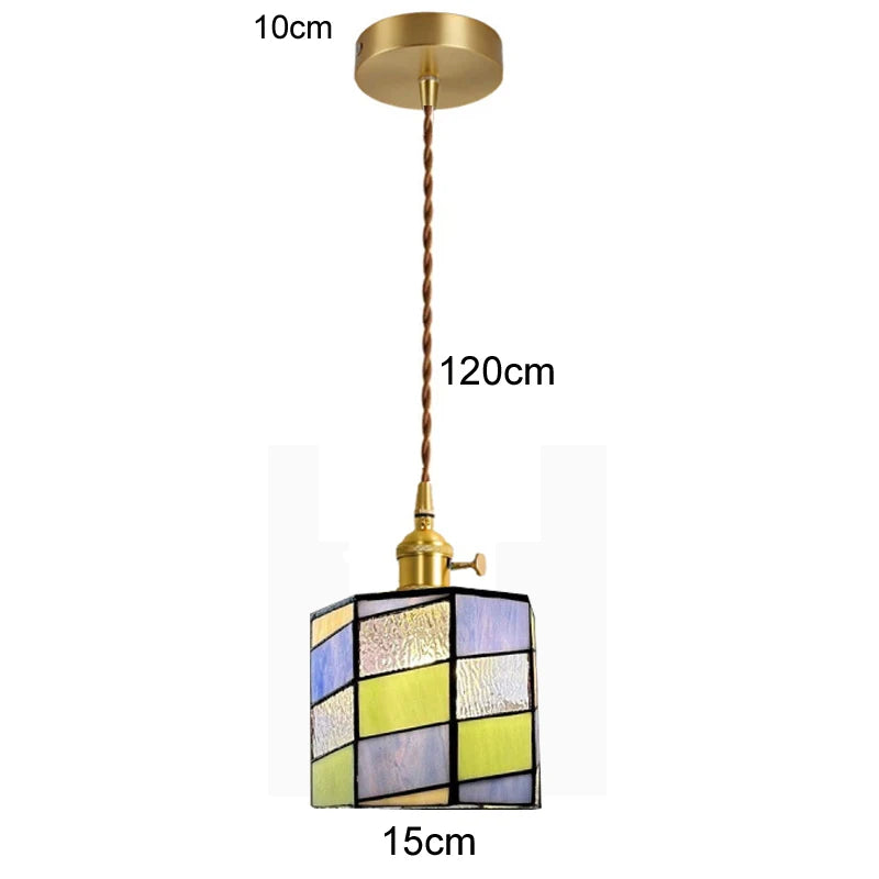 Chic Tiffany-Style Pendant Light for Dining & Living Spaces
