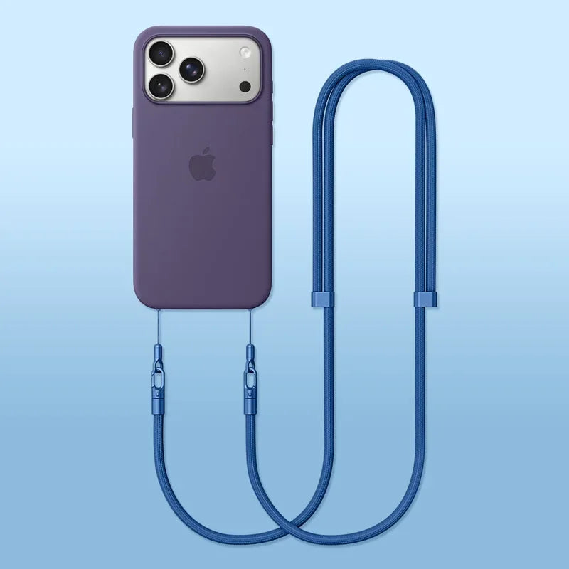 iPhone Air 17 Pro Max Multifunctional Crossbody Phone Case & Lanyard