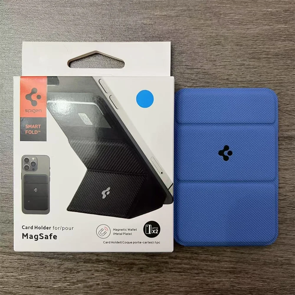 Spigen Leather Magnetic Wallet for MagSafe iPhone 17/16/15/14/13 Pro Max
