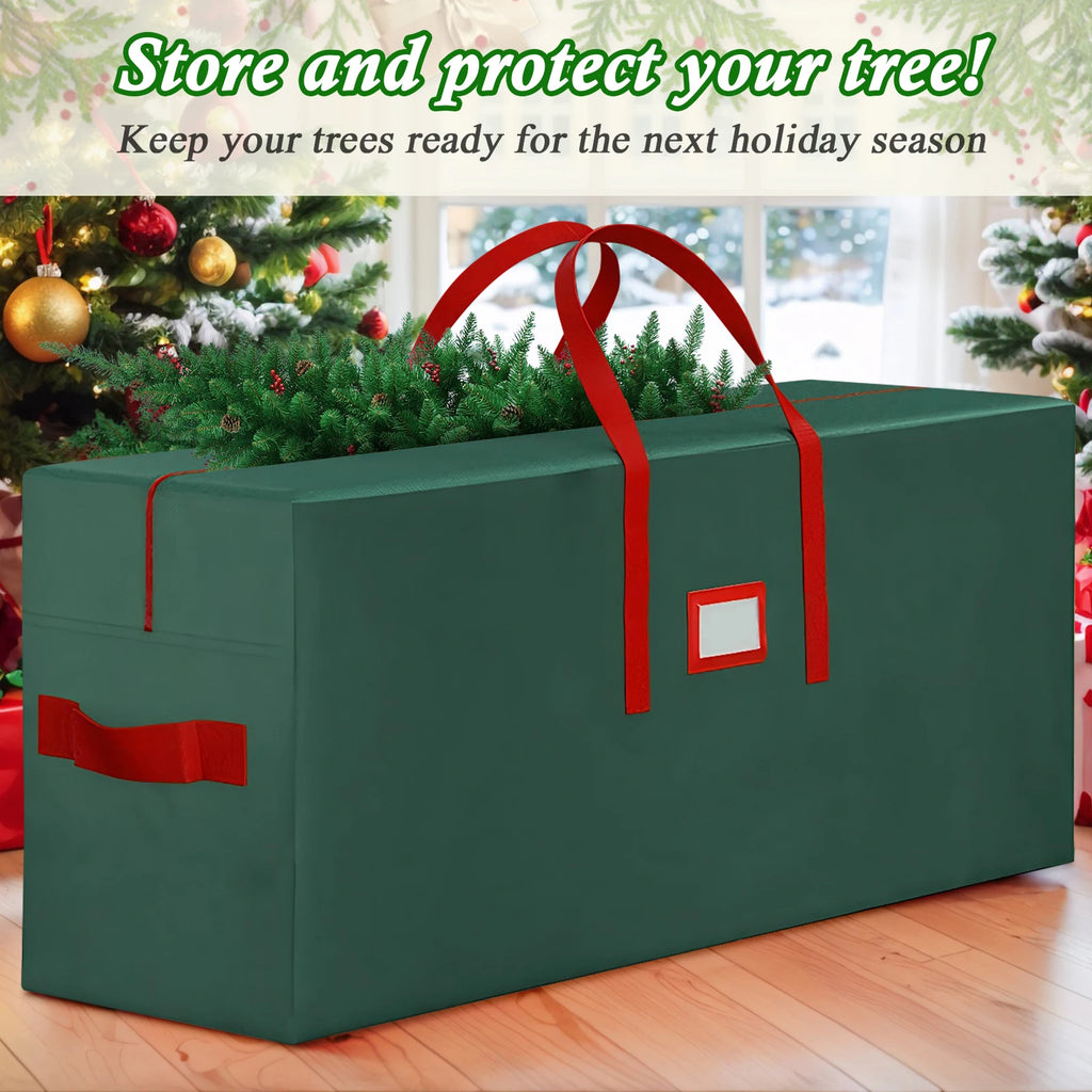 Waterproof Christmas Tree Storage Bag - Foldable & Durable Organizer