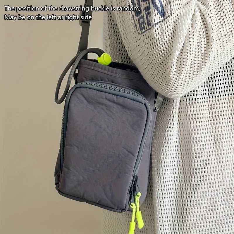 Adjustable Water Bottle Carrier Bag with Phone Pocket - Outdoor Ready