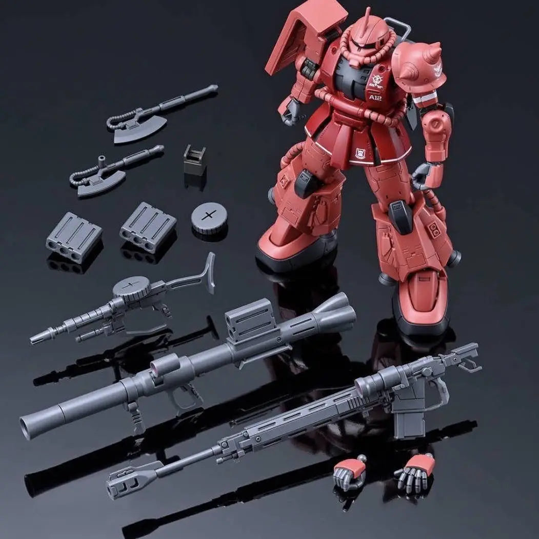 Bandai 1/144 MS-06S Zaku II Red Comet Action Figure - High Mobility Type