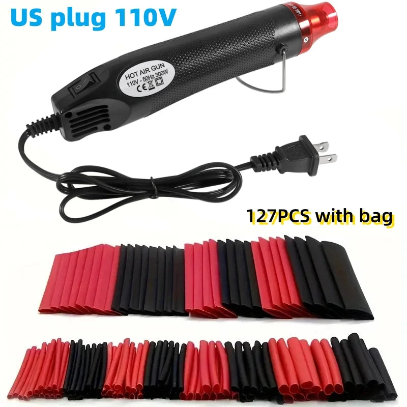 AOKIN 127/164/328/560Pcs Heat Shrink Tubing Kit with Hot Air Gun