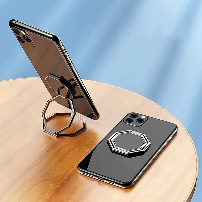 360° Rotation Metal Phone Holder - Universal Foldable Kickstand