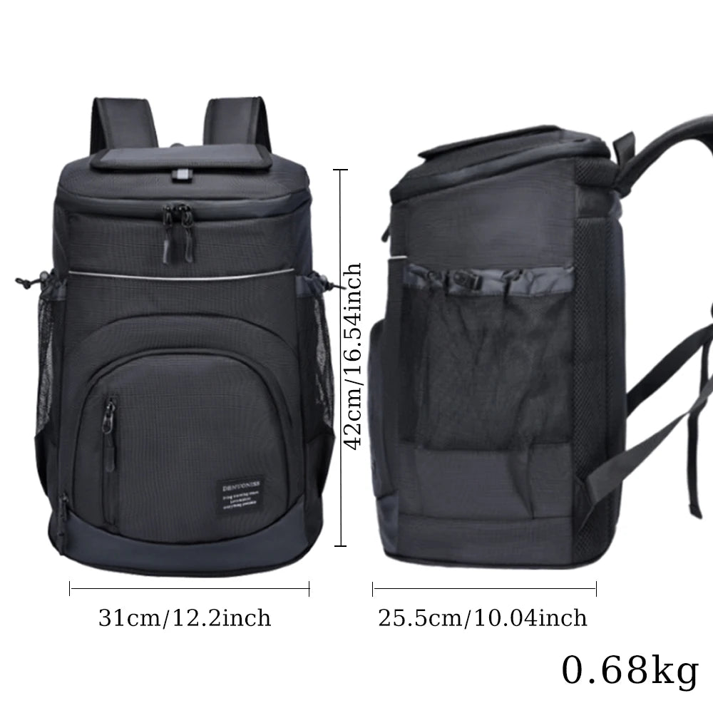33L Insulated Thermal Backpack - Perfect for Beach and Outdoor Fun