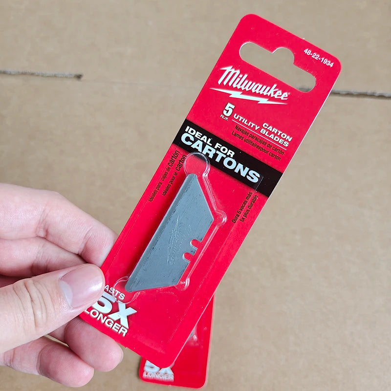 Milwaukee Utility Blades - Durable and Long-Lasting 5-Piece Set
