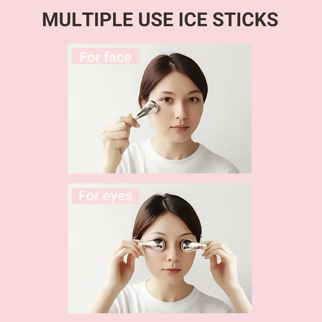 VIMYSHOW Ice Globes - Stainless Steel Cryo Sticks for Radiant Skin