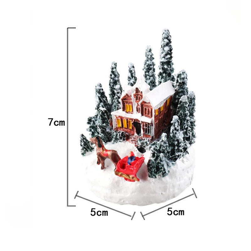 Enchanting Christmas House LED Night Light - Perfect Holiday Decor