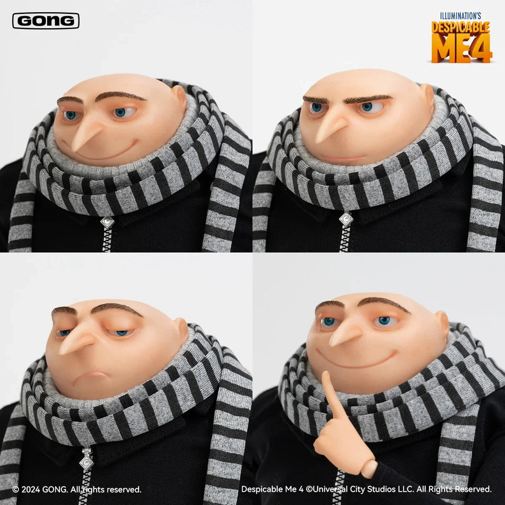Despicable Me 4 Gru 1/8 Action Figure - Collectible Desktop Decor