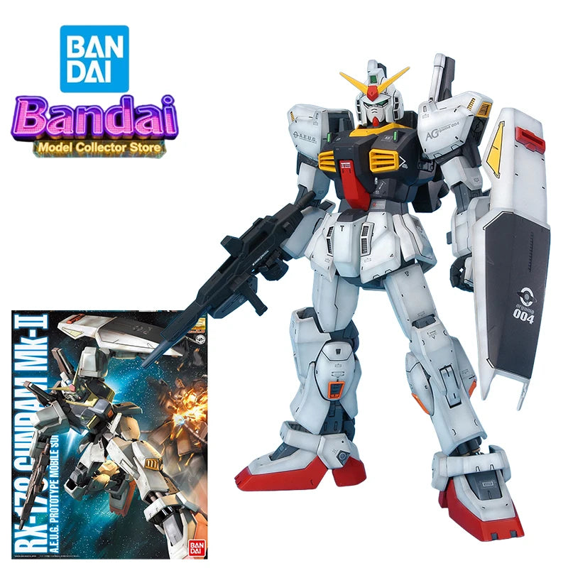 Bandai MG 1/100 Gundam Mk-2 Action Figure - Collectible Anime Toy