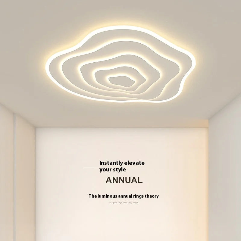 Nordic Ultra Thin Irregular LED Ceiling Light - Cloud Design
