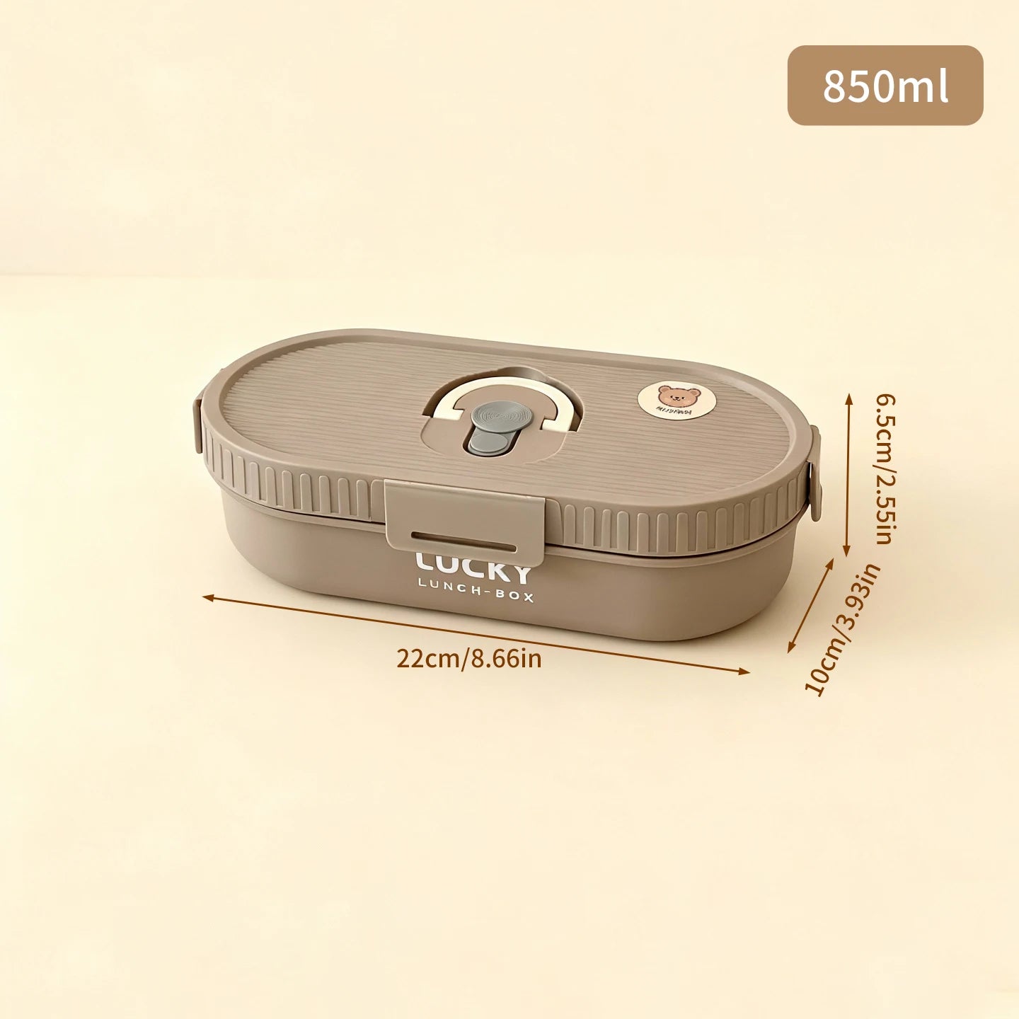 850ML Stainless Steel Thermal Bento Lunch Box - Perfect for Kids