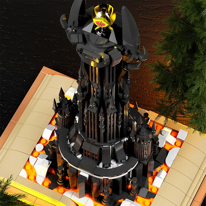 Enchanting Magic Castle Building Blocks Set - 969PCS Dark Tower Model