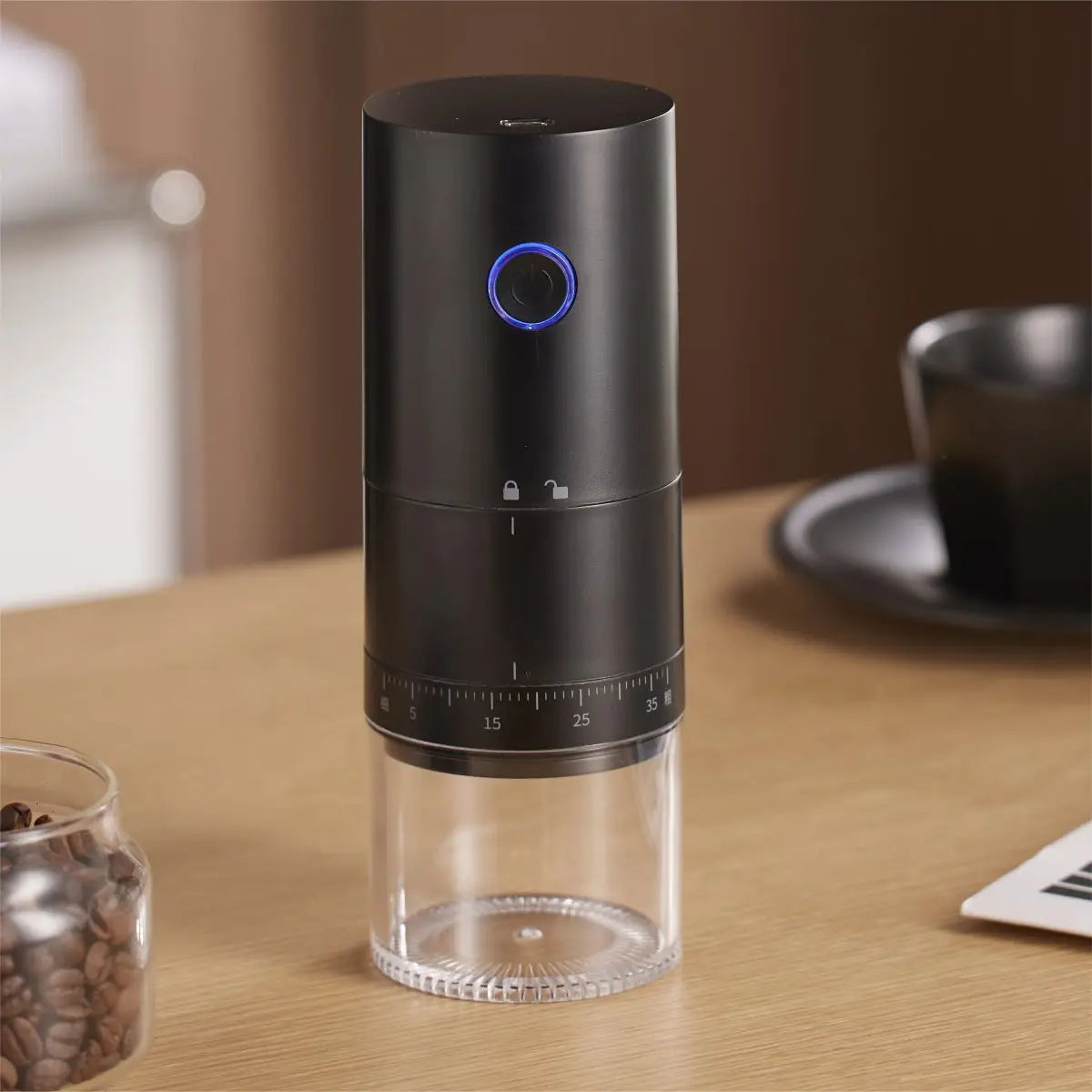 USB Rechargeable Portable Coffee Grinder with Ceramic Core